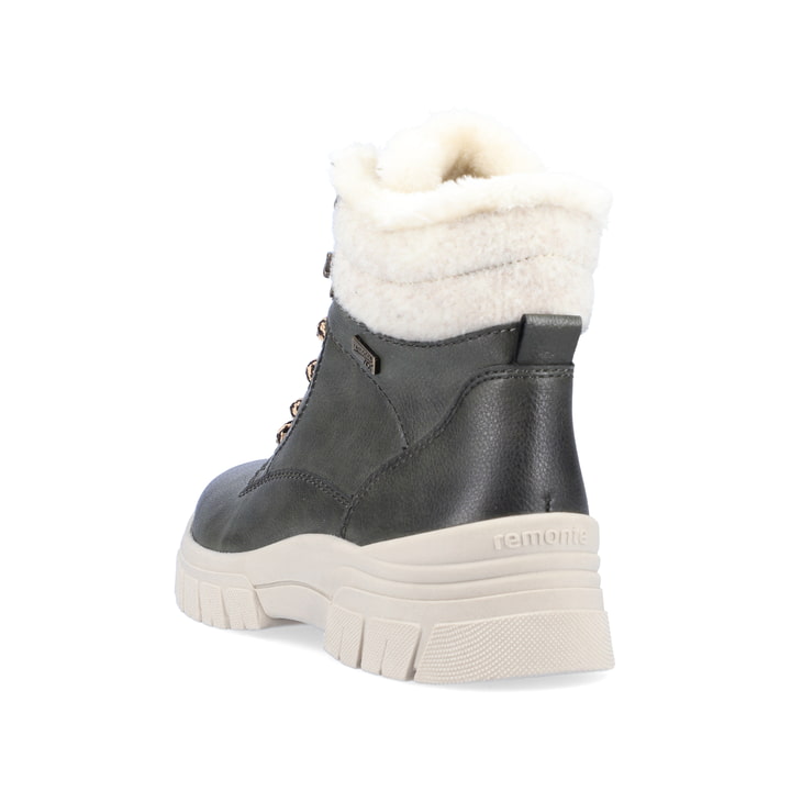 Remonte Artikelnummer D0E71-52 remonte Damen Schnürstiefel grüngrau Fabrikverkauf