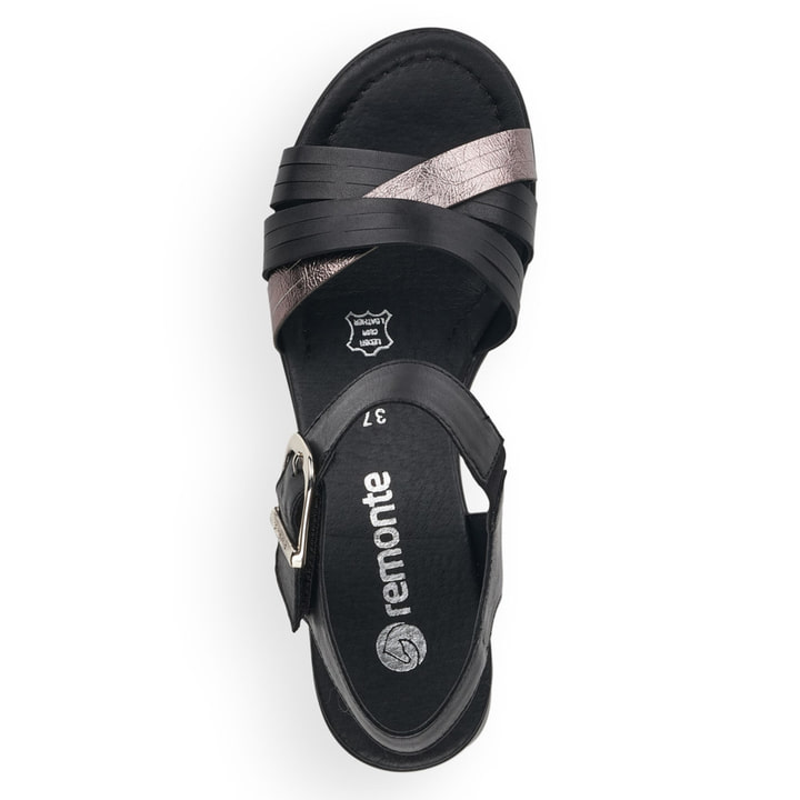 Remonte Artikelnummer R8766-00 remonte Damen Riemchensandaletten tiefschwarz Rabatt