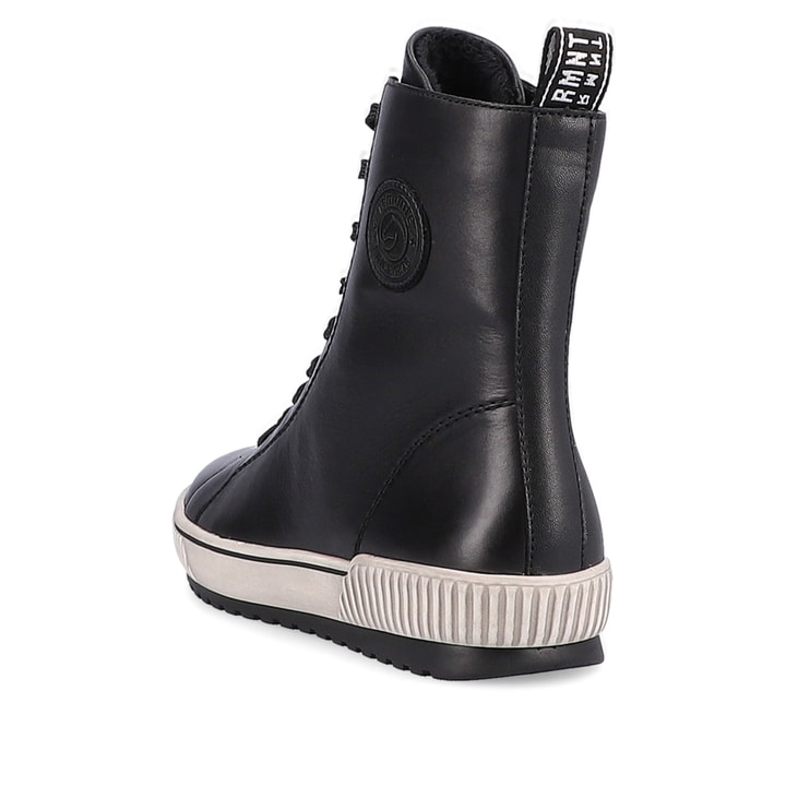 Remonte Artikelnummer D0774-01 remonte Damen Schnürstiefel tiefschwarz Günstig kaufen
