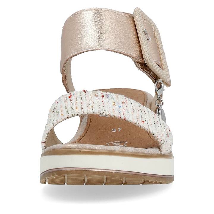 Remonte Artikelnummer D6453-31 remonte Damen Keilsandaletten metallicrosa-multi Preisnachlass