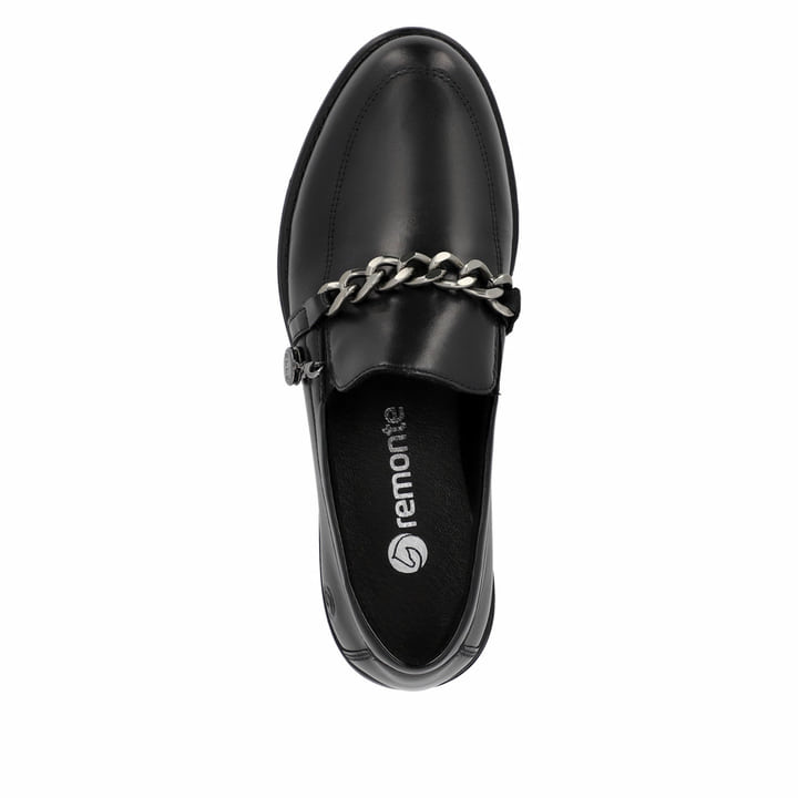 Remonte Artikelnummer D0F03-01 remonte Damen Loafers glanzschwarz Vatertagsangebot