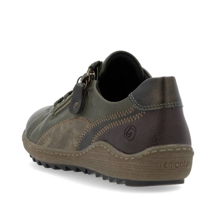 Remonte Artikelnummer R1439-52 remonte Damen Schnürschuhe waldgrün-braun Große Rabatte