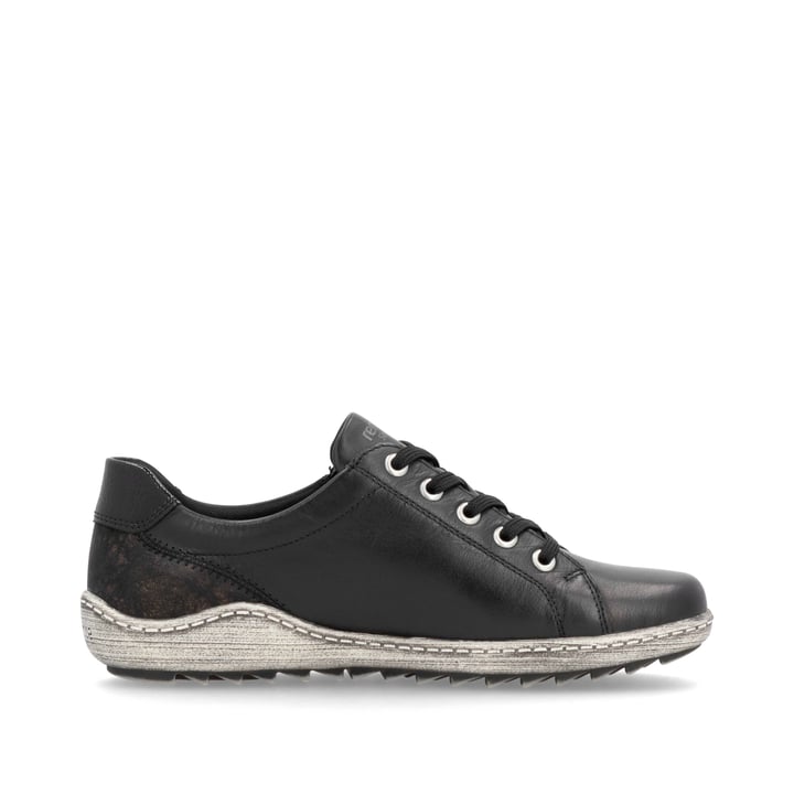 Remonte Artikelnummer R1439-03 remonte Damen Schnürschuhe tiefschwarz-gold Saisonale Angebote