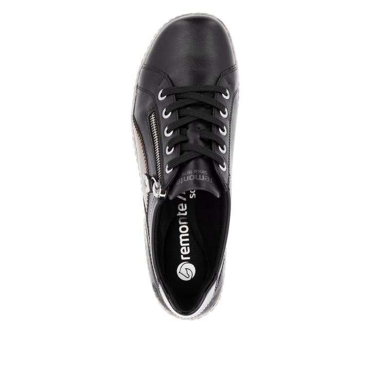 Remonte Artikelnummer R1439-03 remonte Damen Schnürschuhe tiefschwarz-gold Saisonale Angebote