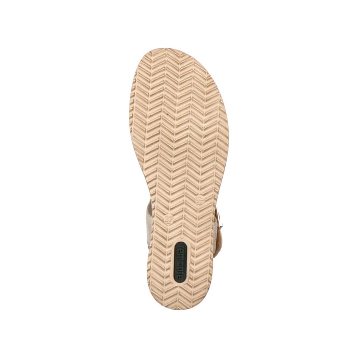 Remonte Artikelnummer D6455-60 remonte Damen Keilsandaletten beige-metallic Kauf eins, bekomm eins gratis