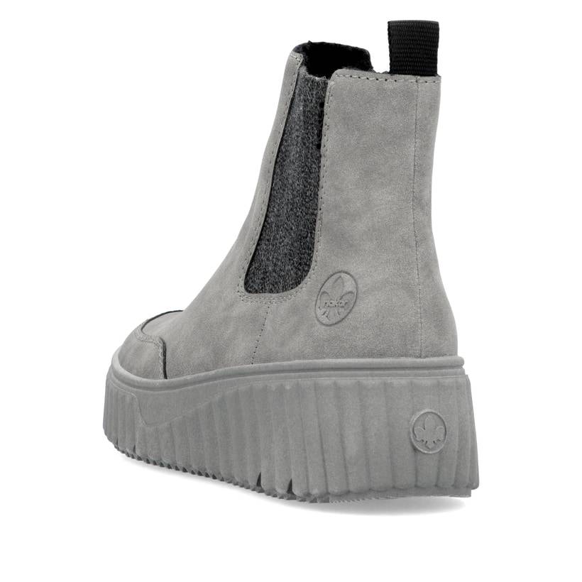 Rieker Artikelnummer N2553-40 Rieker Damen Chelsea Boots mondgrau Riesige Rabatte