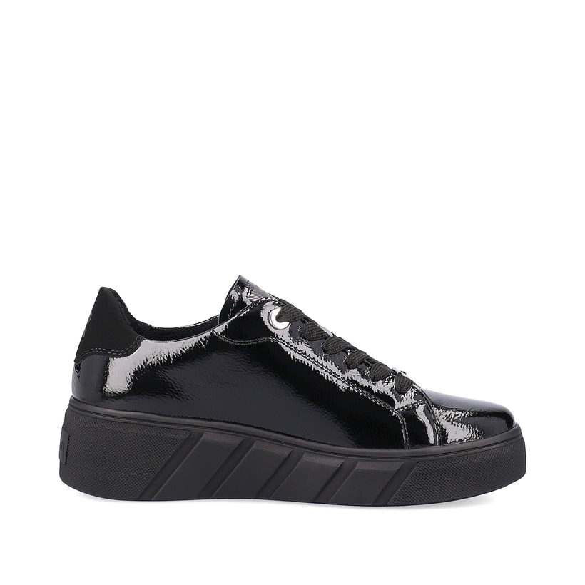 Rieker Artikelnummer W0501-00 Rieker Damen Sneaker Low mattschwarz 50% Rabatt mit kostenlosem Versand
