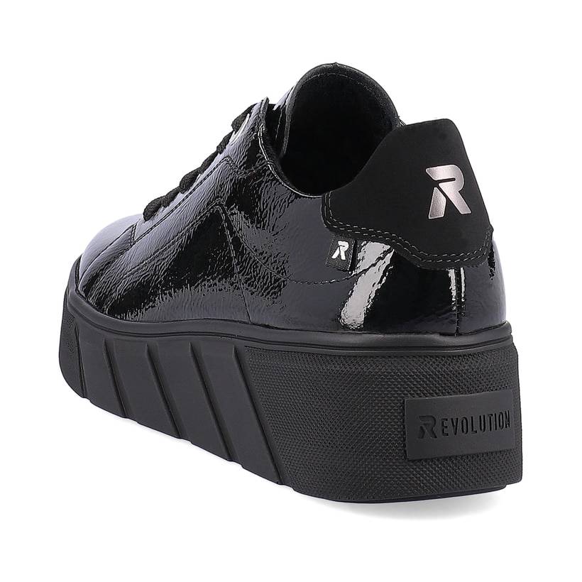 Rieker Artikelnummer W0501-00 Rieker Damen Sneaker Low mattschwarz 50% Rabatt mit kostenlosem Versand