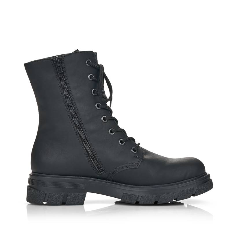 Rieker Artikelnummer Z9120-00 Rieker Damen Biker Boots graphitschwarz Im Verkauf