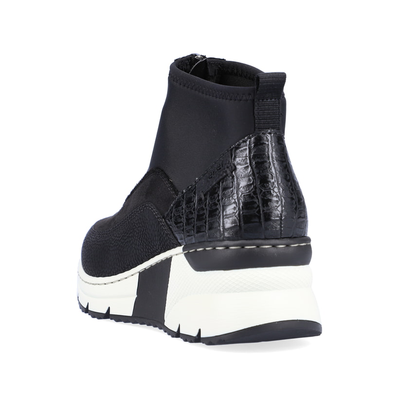 Rieker Artikelnummer N6352-00 Rieker Damen Sneaker High tiefschwarz 2025
