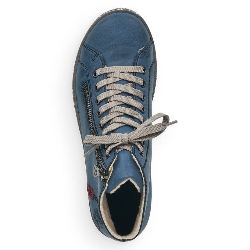 Rieker Artikelnummer Z1221-14 Rieker Damen Schnürschuhe azurblau Blitzverkäufe