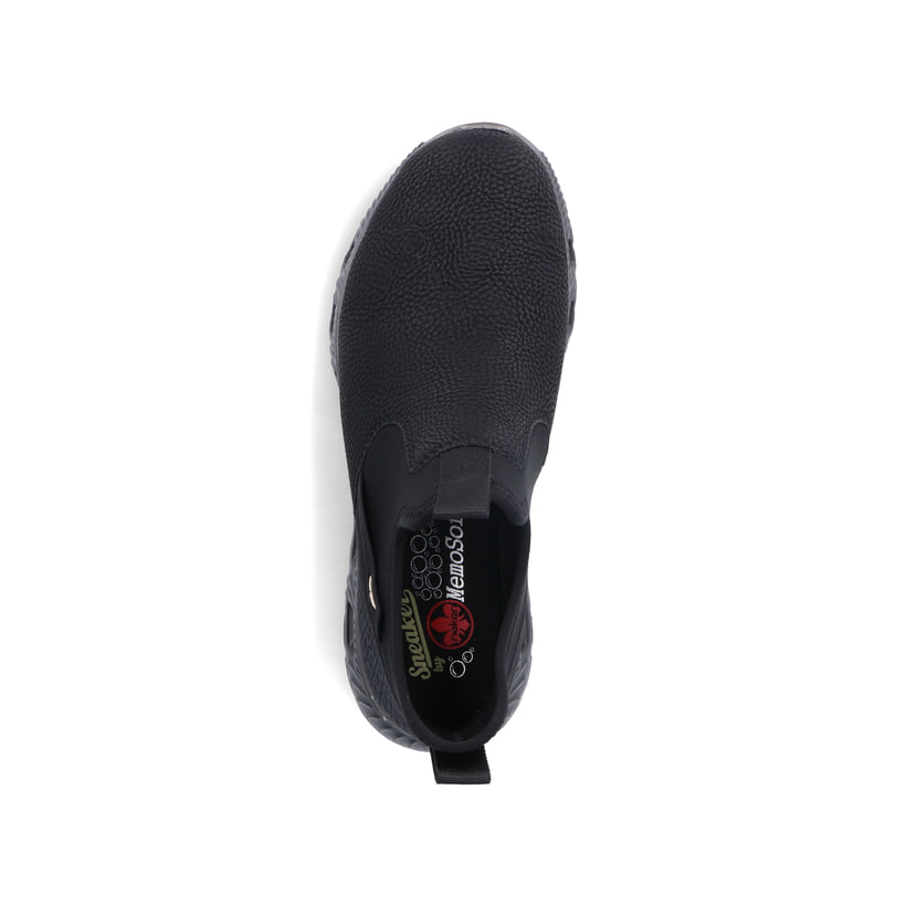 Rieker Artikelnummer M6053-00 Rieker Damen Slipper graphitschwarz Fabrik Onlineshop