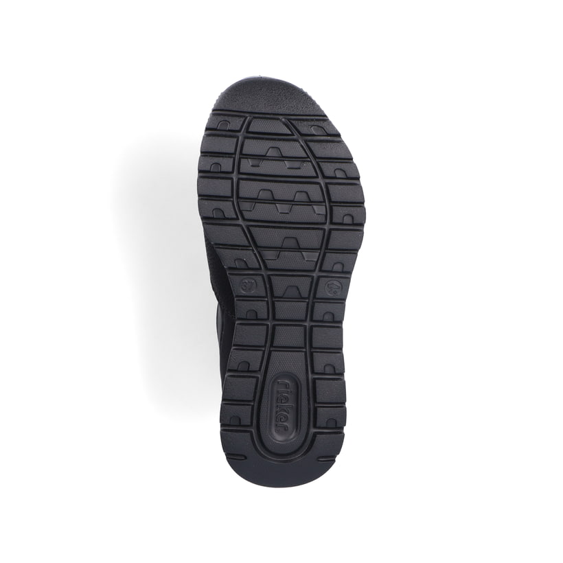 Rieker Artikelnummer M6053-00 Rieker Damen Slipper graphitschwarz Fabrik Onlineshop