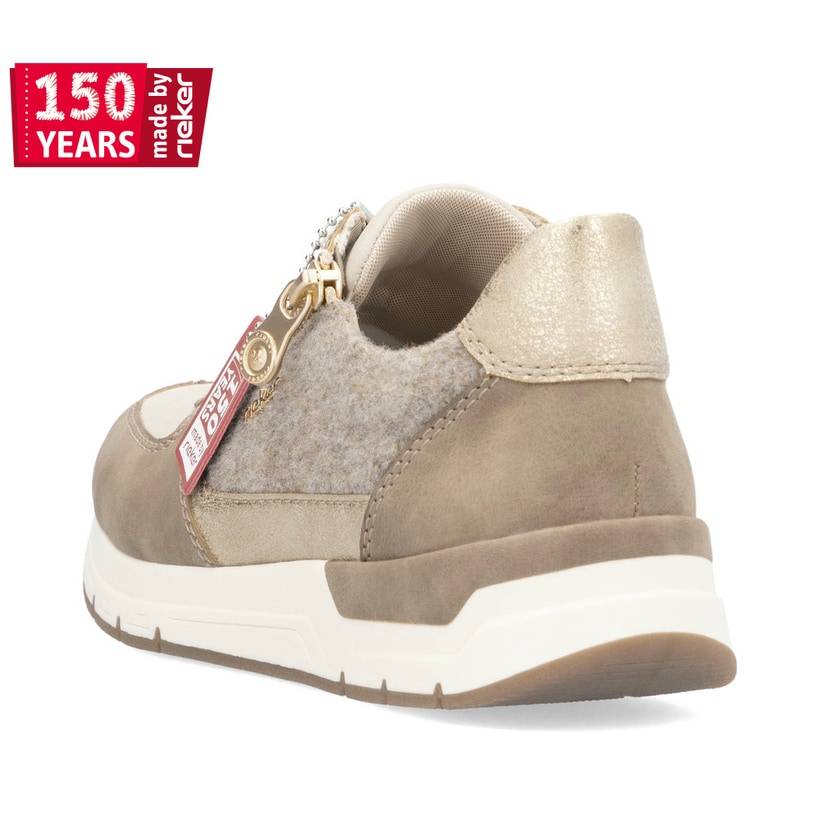 Rieker Artikelnummer 58902-64 Rieker Damen Sneaker Low braunbeige Sonderangebot
