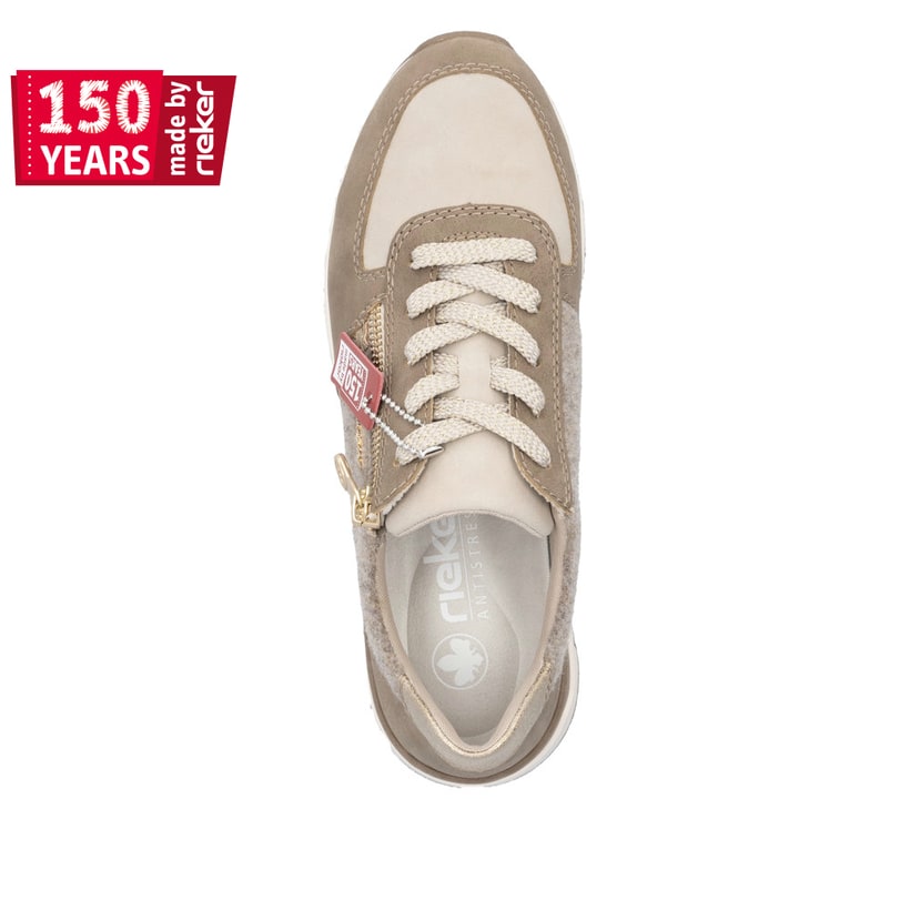 Rieker Artikelnummer 58902-64 Rieker Damen Sneaker Low braunbeige Sonderangebot