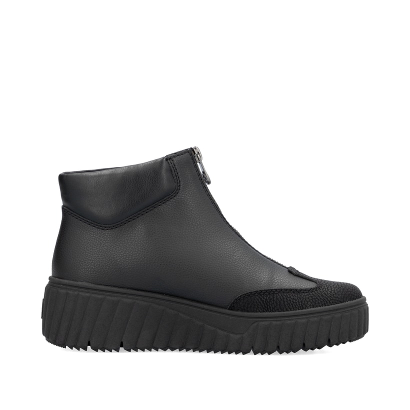 Rieker Artikelnummer N2551-00 Rieker Damen Kurzstiefel nachtschwarz Rabatt