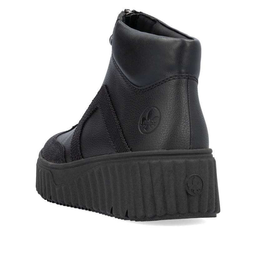 Rieker Artikelnummer N2551-00 Rieker Damen Kurzstiefel nachtschwarz Rabatt