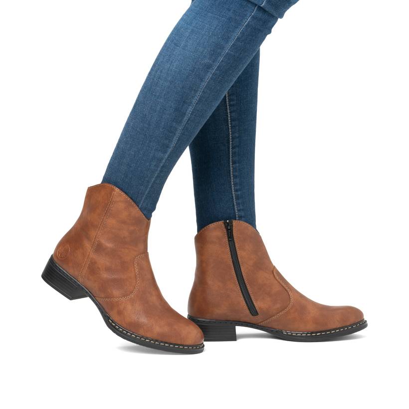 Rieker Artikelnummer 73467-24 Rieker Damen Kurzstiefel noisette Günstig kaufen