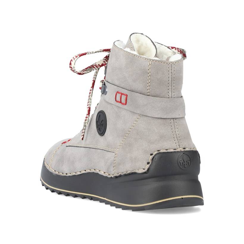 Rieker Artikelnummer 51544-64 Rieker Damen Schnürstiefel mondgrau Begrenztes Angebot