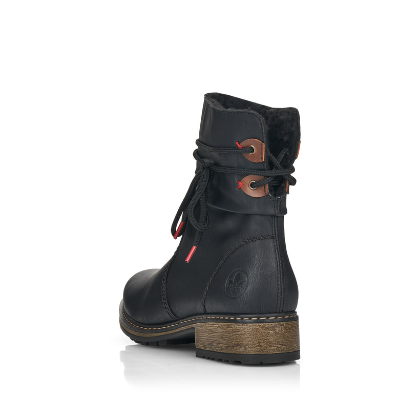 Rieker Artikelnummer Z68M1-01 Rieker Damen Kurzstiefel mattschwarz Online Shopping