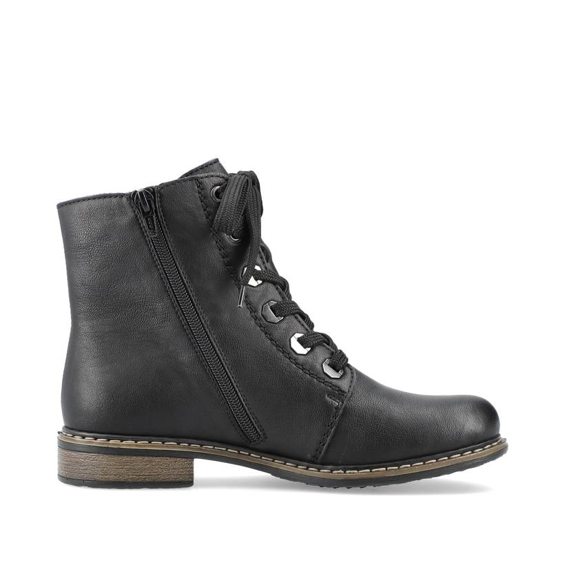 Rieker Artikelnummer 71208-00 Rieker Damen Biker Boots tiefschwarz Preisnachlass