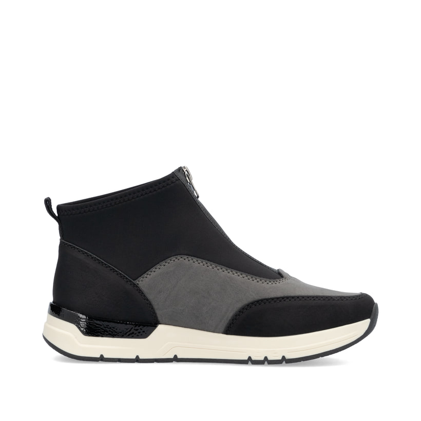 Rieker Artikelnummer 58956-00 Rieker Damen Slipper carbonschwarz Saisonschlussverkauf