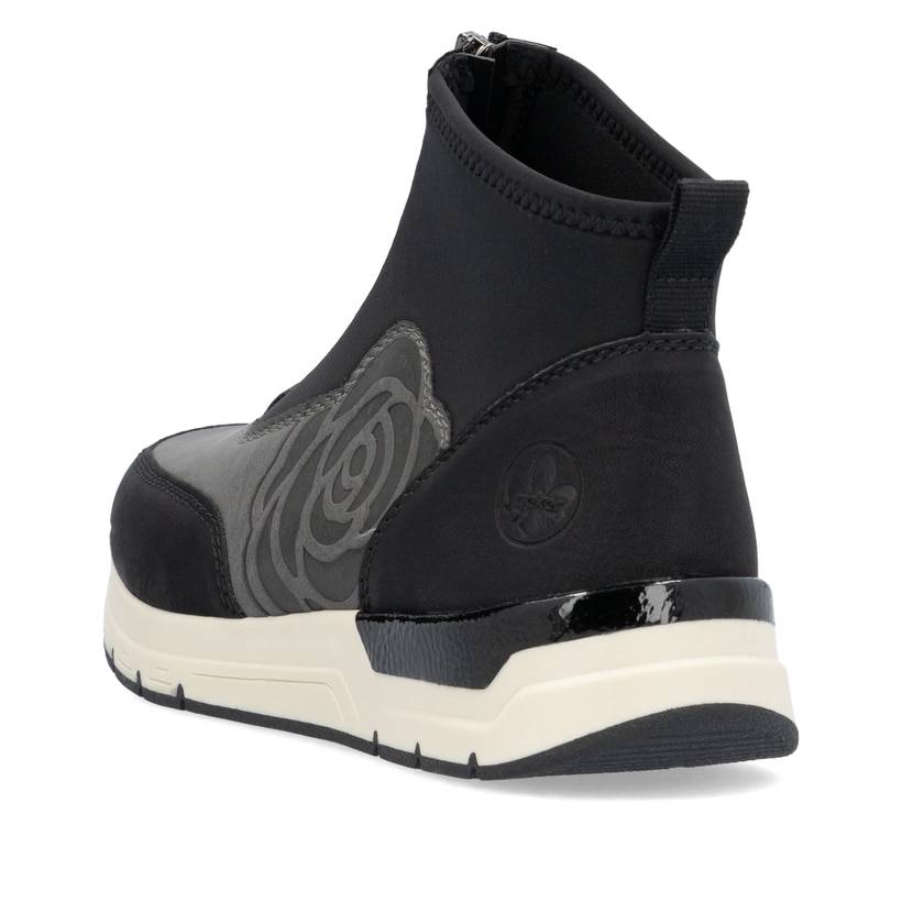 Rieker Artikelnummer 58956-00 Rieker Damen Slipper carbonschwarz Saisonschlussverkauf