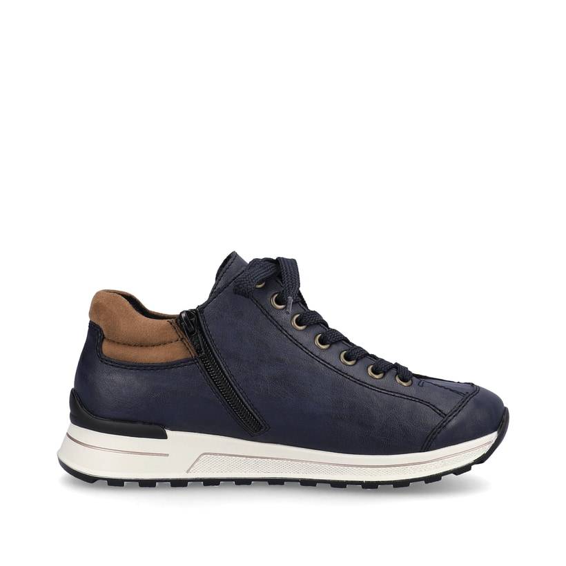 Rieker Artikelnummer N1400-14 Rieker Damen Sneaker Low pazifikblau-braun Cyber Monday