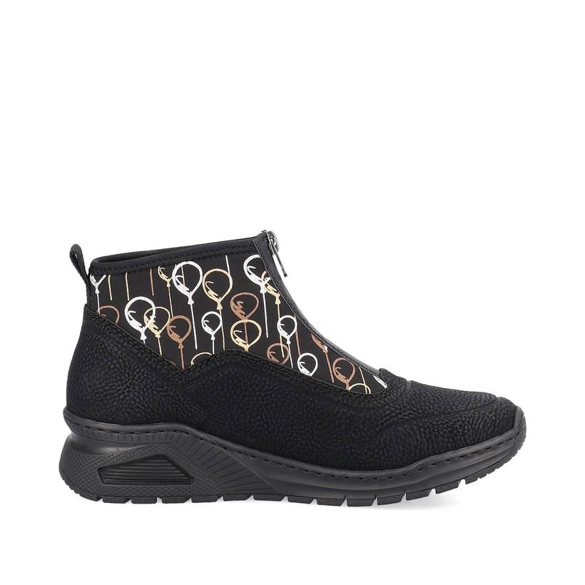 Rieker Artikelnummer M4953-00 Rieker Damen Sneaker High urbanschwarz Muttertagsangebot