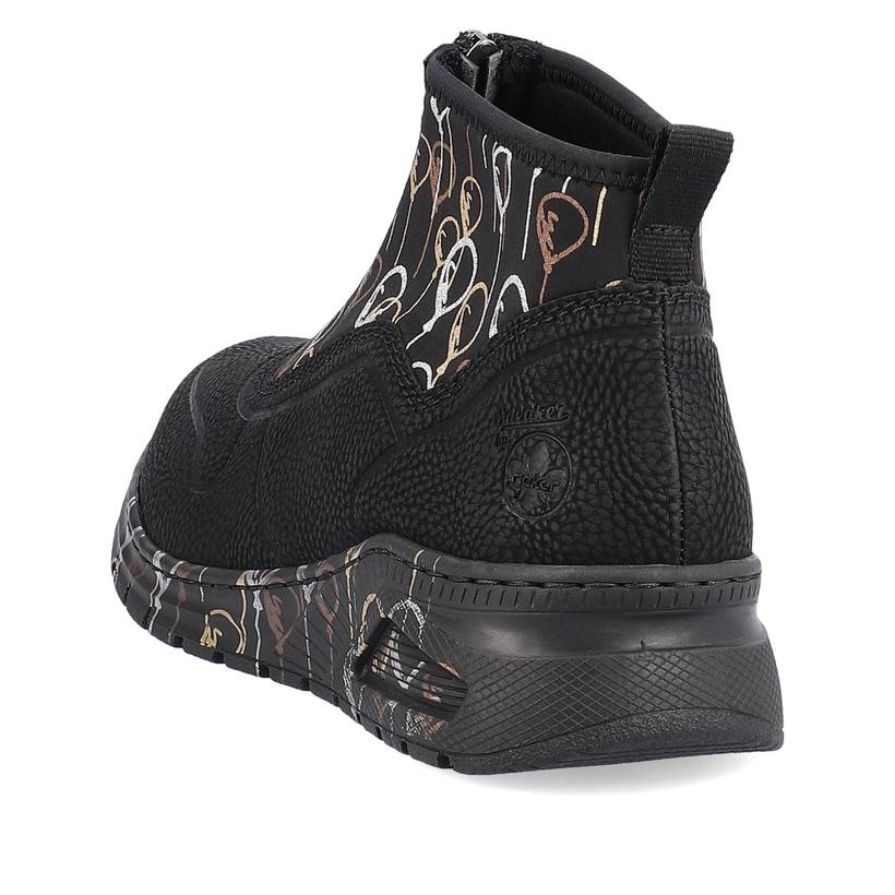 Rieker Artikelnummer M4953-00 Rieker Damen Sneaker High urbanschwarz Muttertagsangebot