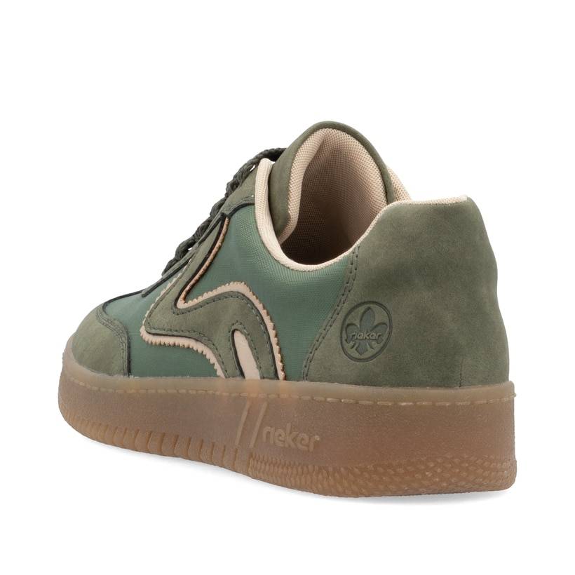 Rieker Artikelnummer M5512-54 Rieker Damen Sneaker Low kaktusgrün Vatertagsangebot