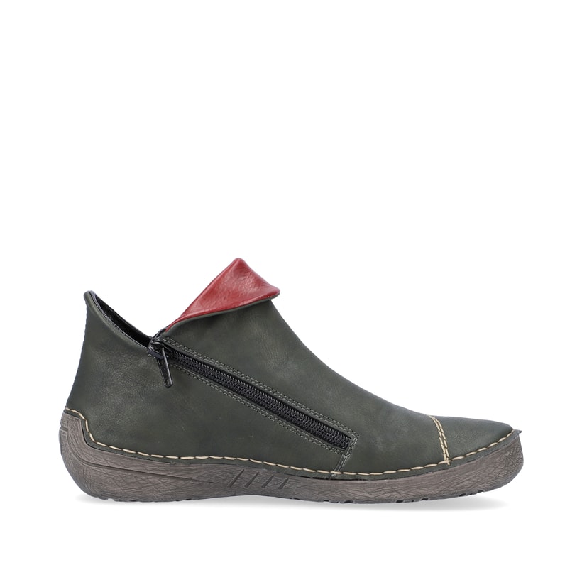 Rieker Artikelnummer 72581-54 Rieker Damen Slipper olivgrün Heißer Verkauf
