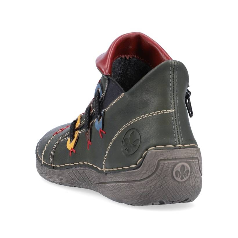 Rieker Artikelnummer 72581-54 Rieker Damen Slipper olivgrün Heißer Verkauf