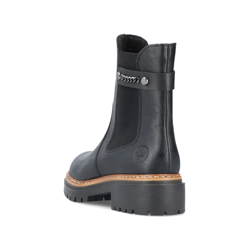 Rieker Artikelnummer 72690-00 Rieker Damen Chelsea Boots asphaltschwarz Top Angebot