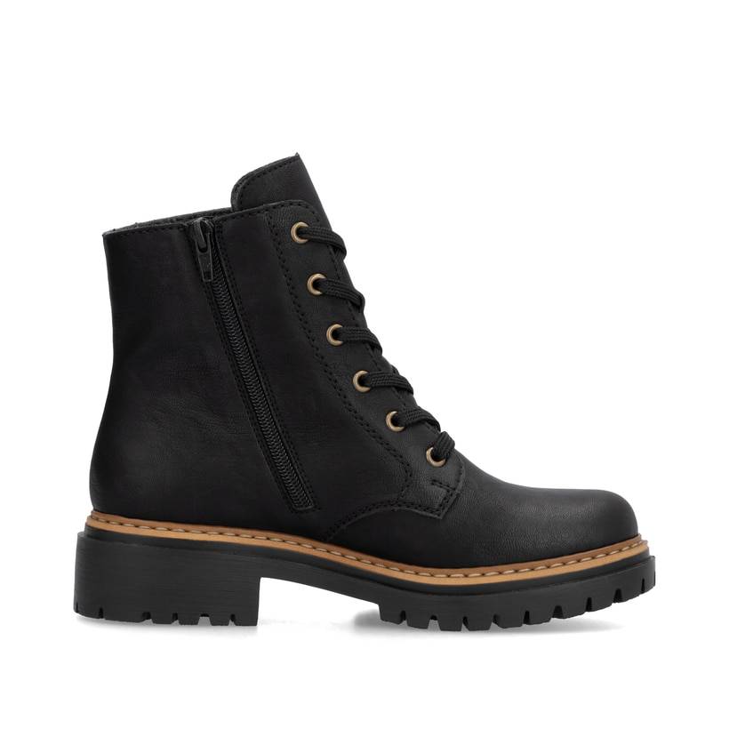 Rieker Artikelnummer 72617-00 Rieker Damen Biker Boots nachtschwarz Neueste Mode