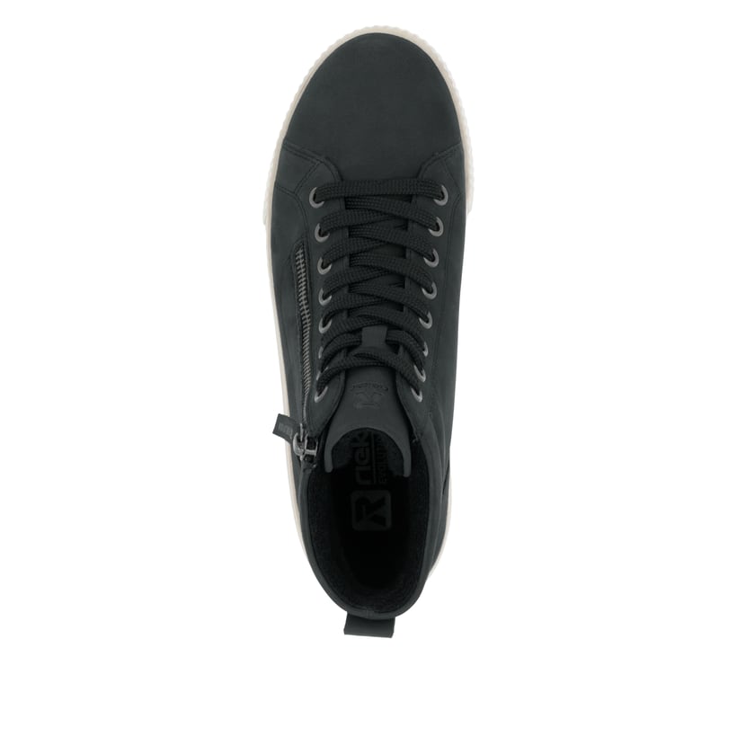 Rieker Artikelnummer W0164-14 Rieker Damen Sneaker High graublau Exklusive Angebote