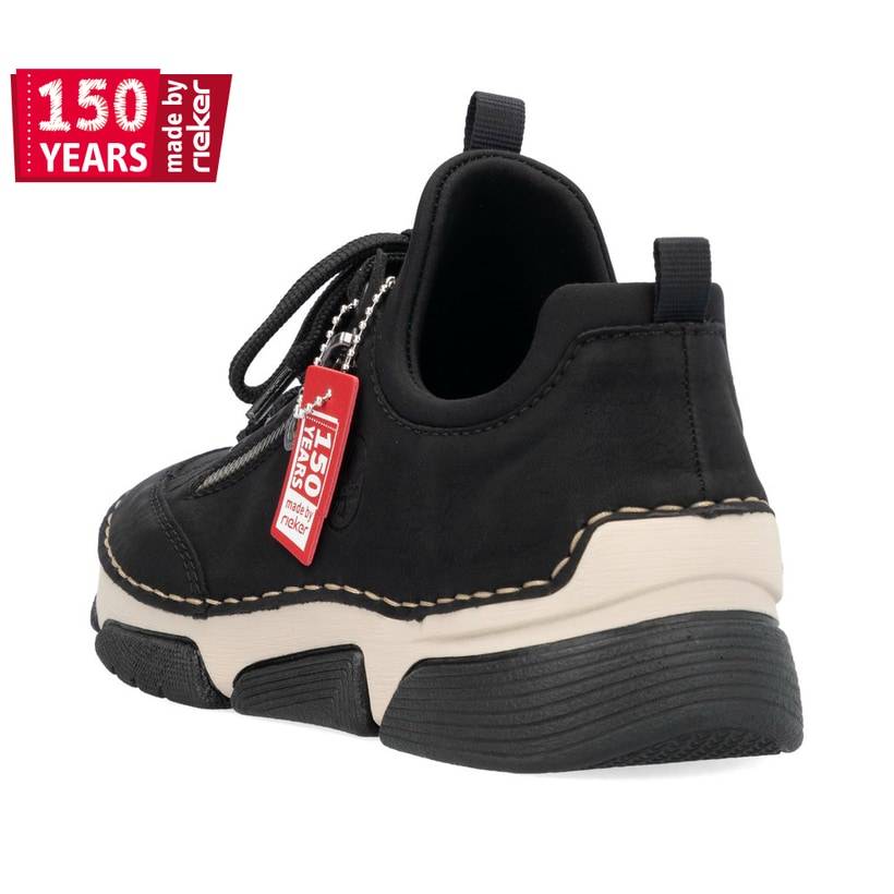Rieker Artikelnummer 45973-00 Rieker Damen Slipper nachtschwarz Große Rabatte