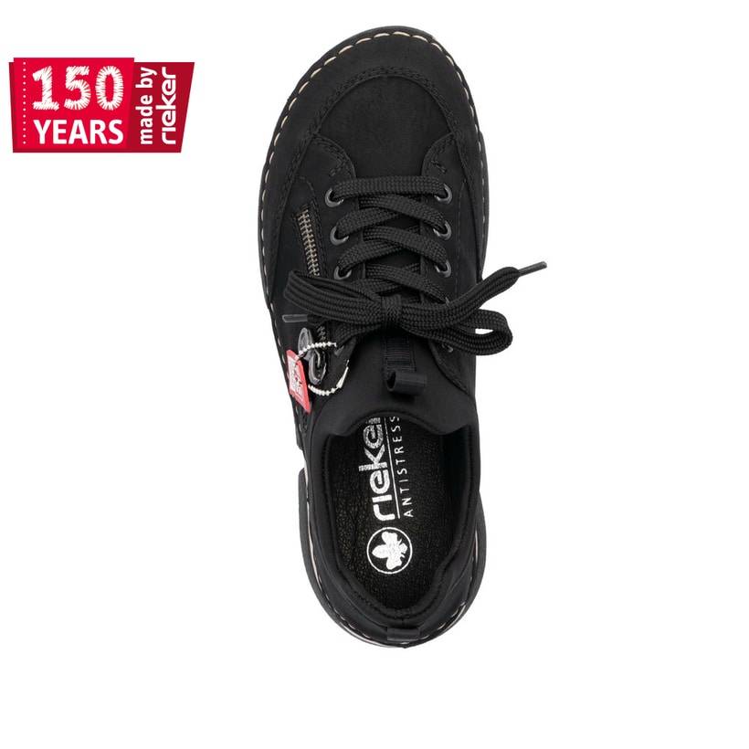 Rieker Artikelnummer 45973-00 Rieker Damen Slipper nachtschwarz Große Rabatte
