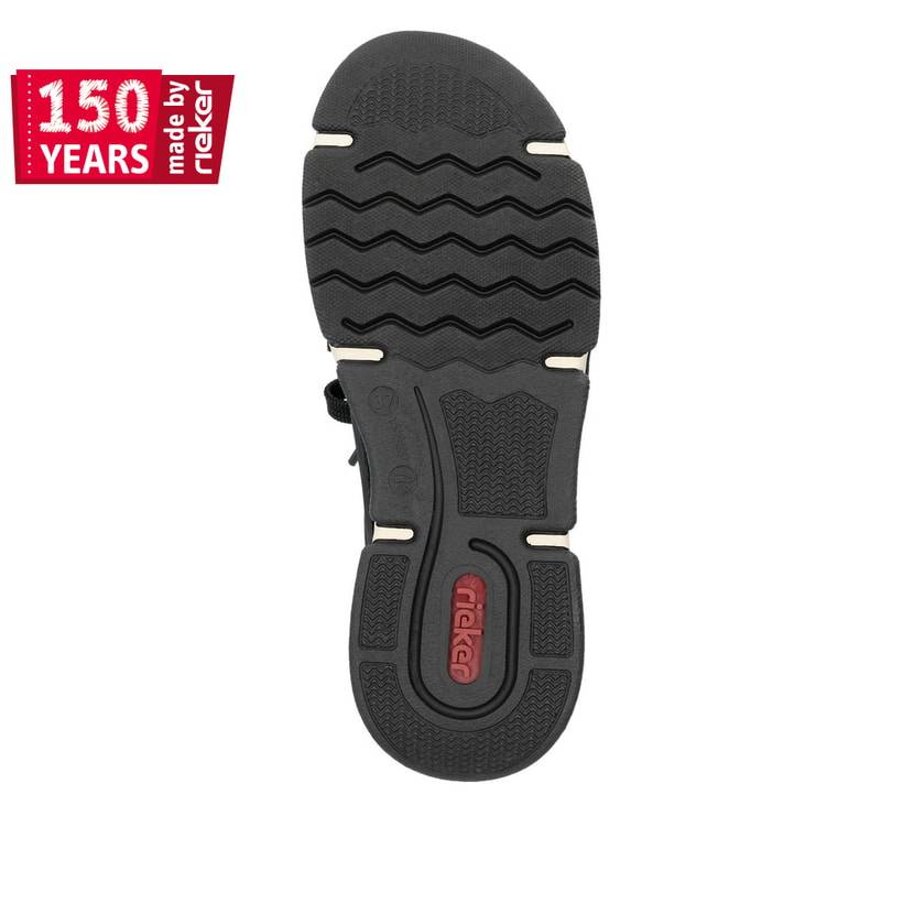 Rieker Artikelnummer 45973-00 Rieker Damen Slipper nachtschwarz Große Rabatte