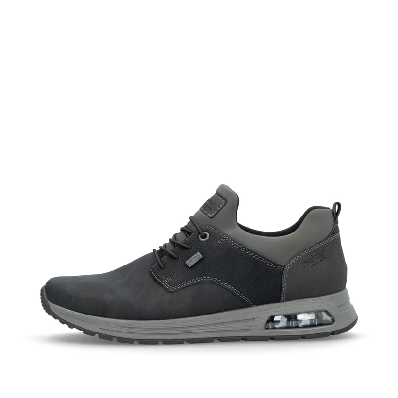 Rieker Artikelnummer B1052-00 Rieker Herren Slipper graphitschwarz Bestseller