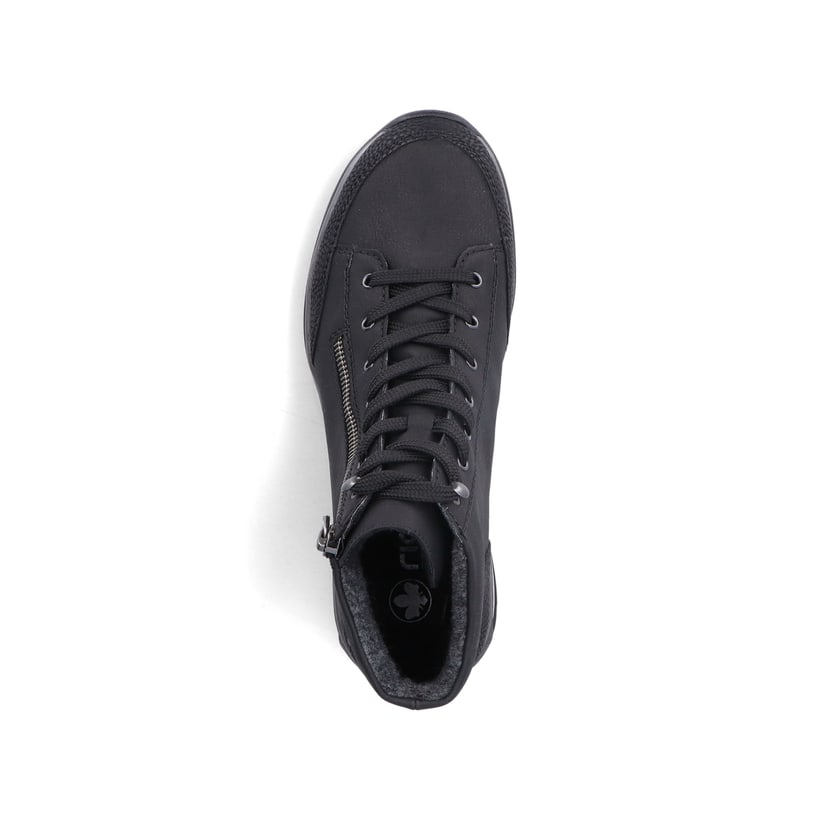 Rieker Artikelnummer M5610-00 Rieker Damen Schnürstiefel graphitschwarz Räumungsverkauf