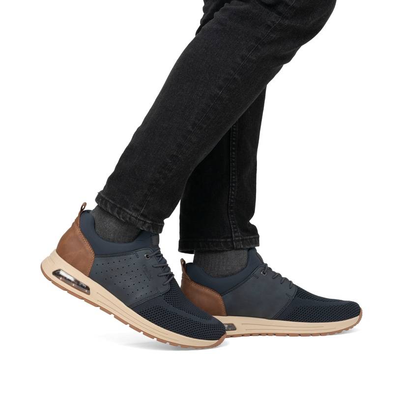 Rieker Artikelnummer B1050-14 Rieker Herren Slipper marineblau Riesige Ersparnisse