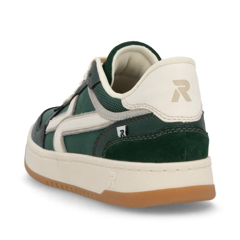 Rieker Artikelnummer W1900-54 Rieker Damen Sneaker Low waldgrün-weiß Begrenzte Freigabe
