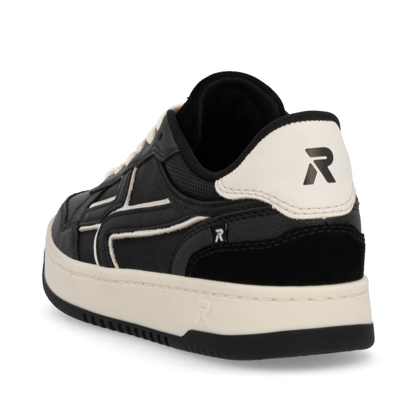 Rieker Artikelnummer W1900-00 Rieker Damen Sneaker Low urbanschwarz-weiß JETZT KAUFEN