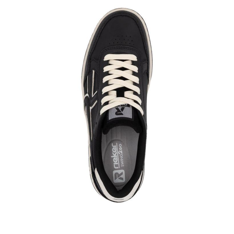 Rieker Artikelnummer W1900-00 Rieker Damen Sneaker Low urbanschwarz-weiß JETZT KAUFEN