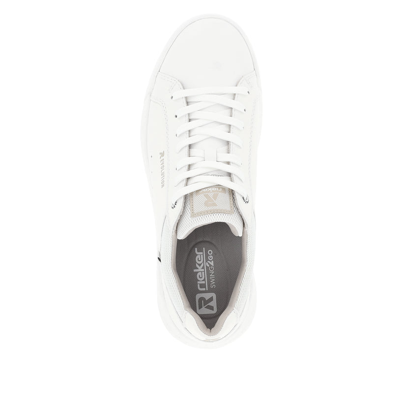 Rieker Artikelnummer U1100-80 Rieker Herren Sneaker Low pearl white Zeitbegrenzte Promotion