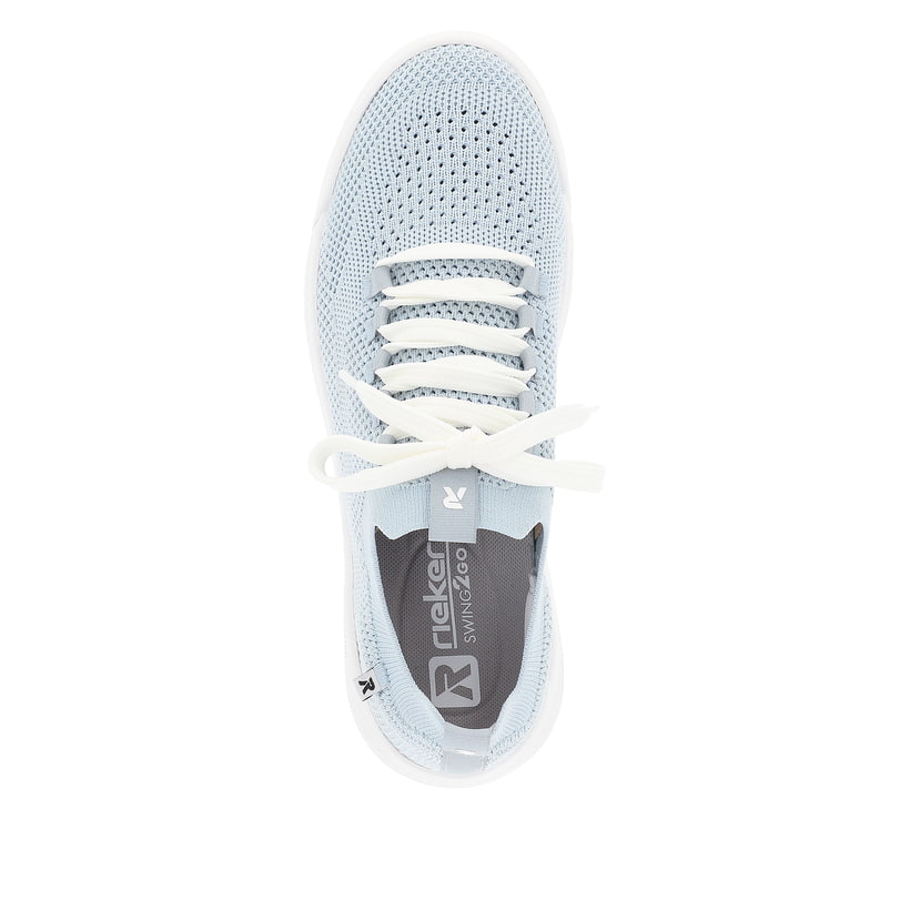 Rieker Artikelnummer W1103-10 Rieker Damen Slipper sky blue Nur für heute