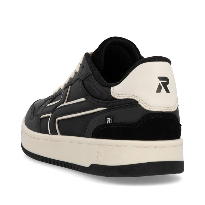 Rieker Artikelnummer U1900-00 Rieker Herren Sneaker Low urbanschwarz-weiß Vierteljährliche Förderung