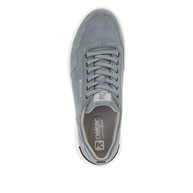 Rieker Artikelnummer U1101-14 Rieker Herren Sneaker Low steel blue Nur noch ein Tag übrig