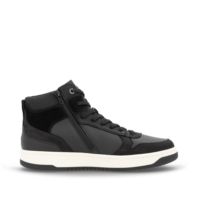 Rieker Artikelnummer U1970-00 Rieker Herren Sneaker High carbonschwarz 50% Rabatt mit kostenlosem Versand